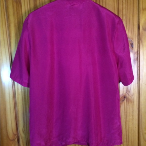 Vintage 80’s Impressions Fuchsia Top - Picture 6 of 6